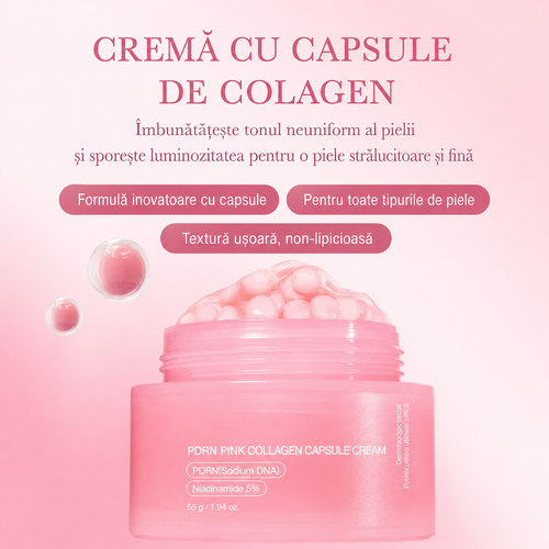 Cremă cu Capsule de Colagen